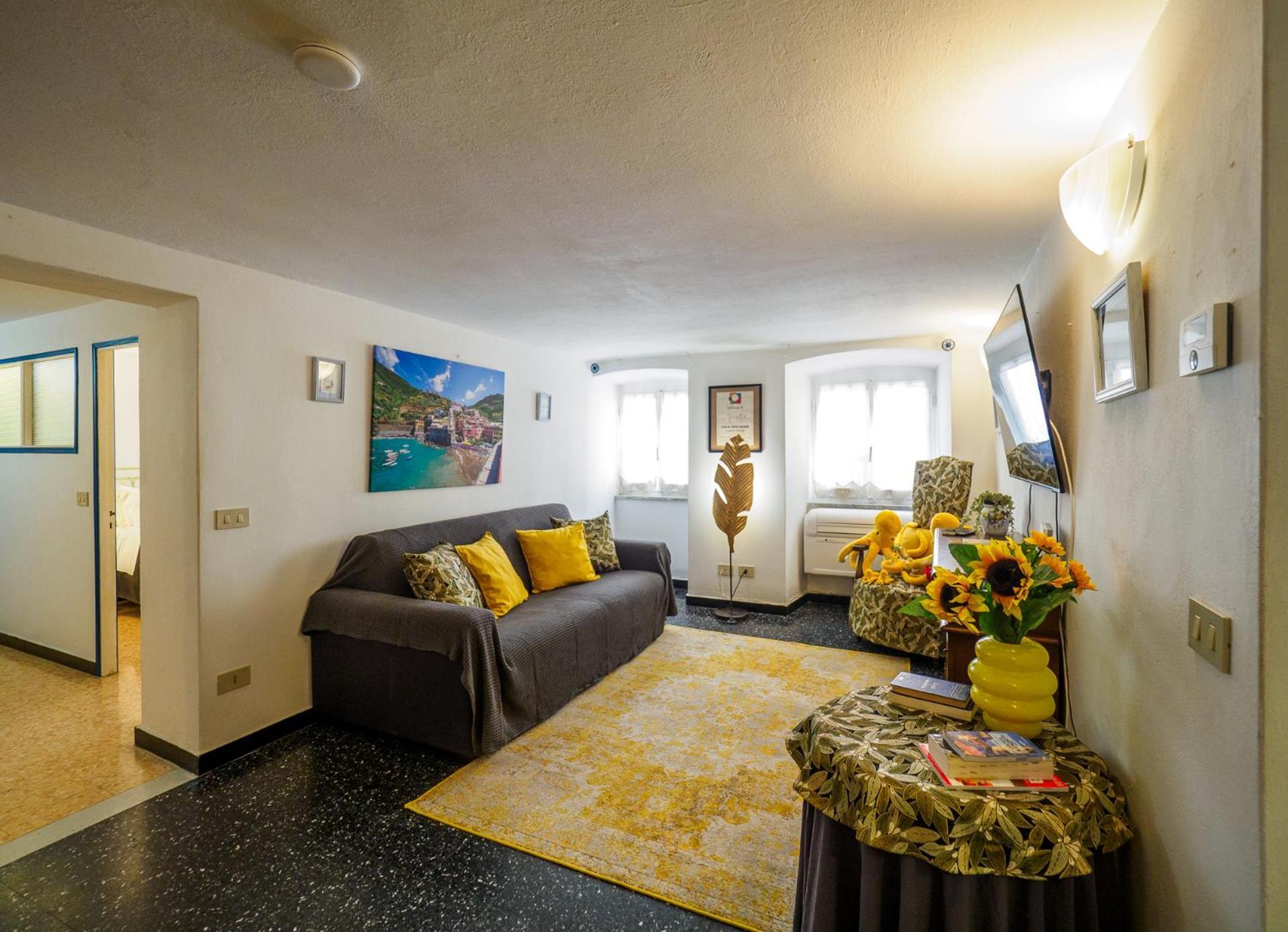 Mainetta Sea View Apartment With Ac Vernazza Exterior photo